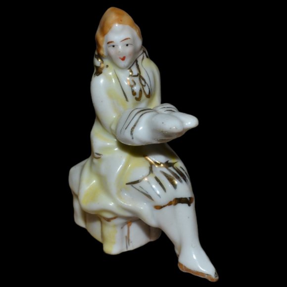 Vintage 3 Piece Piano Set 2 Pianos Piano Player Floral Design Japan - Picture 8 of 14